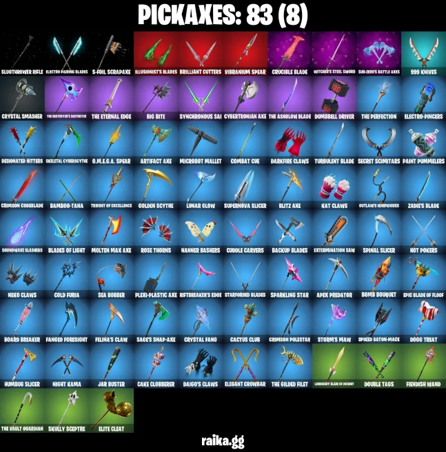 46 skins | Andromeda | The Ageless Champion | Ascension Nezumi | Clone Trooper | First Order Stormtrooper | Astro Armor | A3931