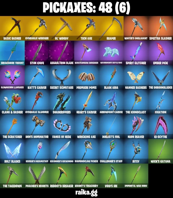 50 skins | Subzero Cryptic | Knight's Helm | Burning Ambition Valeria | Fancy Peter Griffin | Harbinger Armor Omegarok | A3993