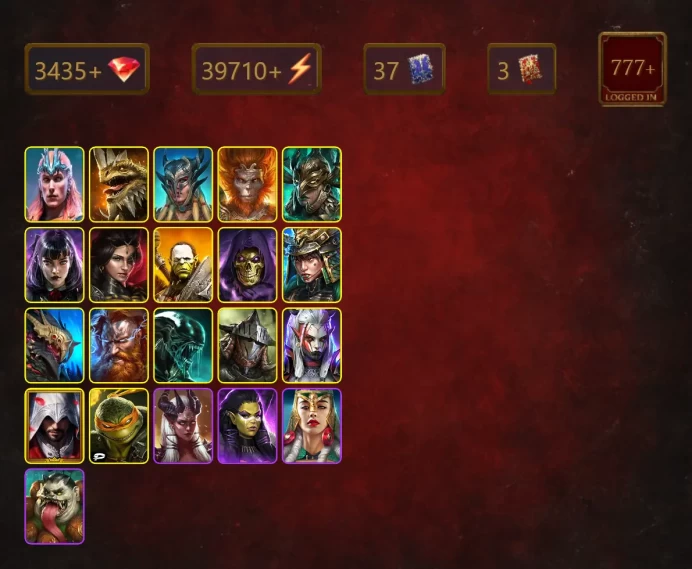 [STARTER]Harima+Thor+Cupidus+Loki+Legate Teox+Scyl+Wukong+Leminisi the Gold-Wing+Alice+Adelyn+Artak+Skeletor+38Epics