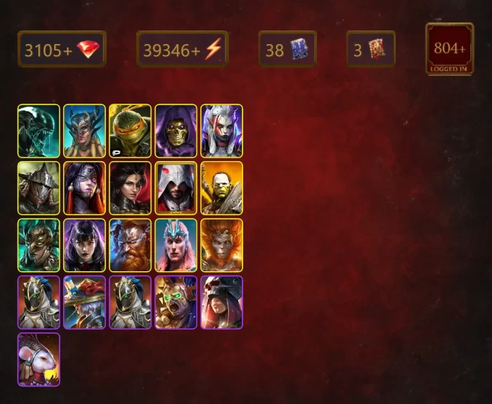 [STARTER]Kyoku+Thor+Xenomorph+Scyl+Michelangelo+Skeletor+Visix+Rathalos+Adelyn+Ezio Auditore+Artak+43Epics