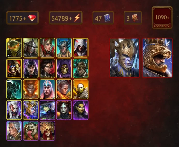 [STARTER][Double Mythical]+Androc+Arbiter+Gharol+Nethril+Michelangelo+Rathalos+Scyl+Ezio Auditore+Deathknight+Alice+49Epics