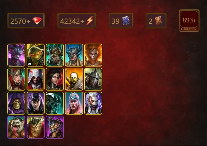 [STARTER]Helicath+Arbiter+Michelangelo+Leminisi the Gold-Wing+Scyl+Wukong+Ezio Auditore+Adelyn+Artak+Rathalos+Skeletor+42Epics