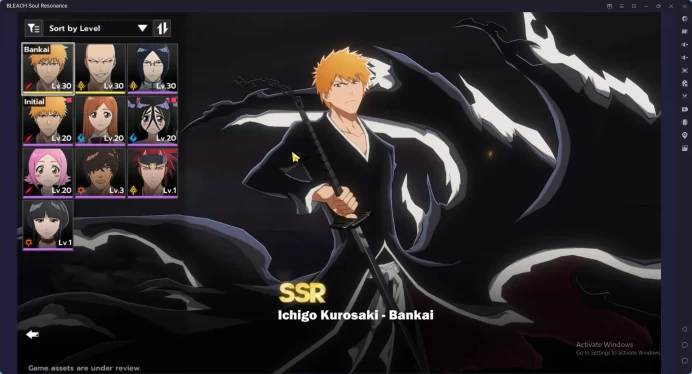 [Nuverse SEA Server]Lv 15|Ch.3|2 SSR(Ichigo Bankai,Ikkaku)+8SR(Yachiru,Ururu,Nemu,etc)|SelectON|Google|CheckSS(BSR740)