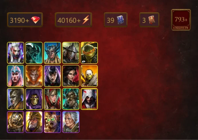 [STARTER]Wallmaster Othorion+Arbiter+Visix+Xenomorph+Scyl+Rathalos+Michelangelo+Loki+Wukong+Alice+Adelyn+Artak+Skeletor+34Epics