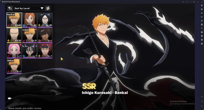 [Nuverse SEA Server] Lv 21| 2 SSR (Ichigo Bankai & Ikkaku) + 7 SR (Uryu,Chad,Yachiru,etc)| SelectorON| Google| CheckSS (BSR728)