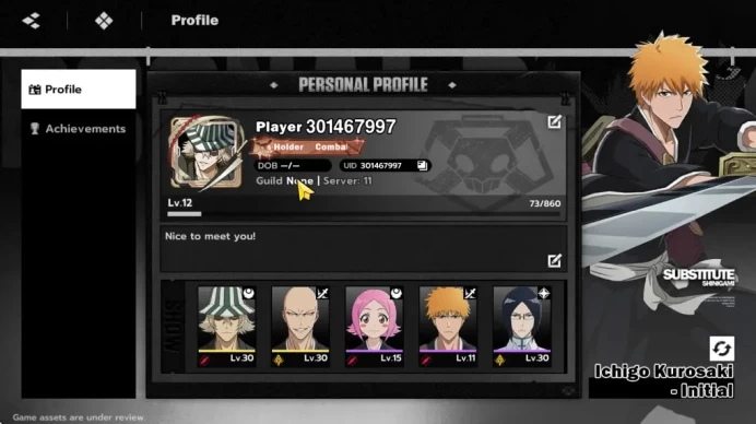 Nuverse SEA Lv12 |2 SRR(Kisuke Uraha & Ikkaku Madarmae ) 8SR (Uryu,yachiru,Chad,Ichigo dll)|30 Jade|Log Google(BSR711)