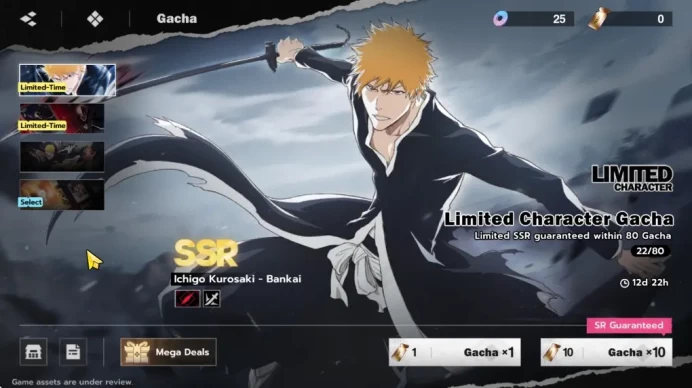 Nuverse SEA Lv12 |2 SRR(Kisuke Uraha & Ikkaku Madarmae ) 8SR (Uryu,yachiru,Chad,Ichigo dll)|30 Jade|Log Google(BSR711)