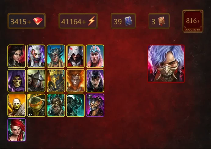 [STARTER]Toshiro+Roshcard+Adelyn+Visix+Scyl+Ezio Auditore+Loki+Skeletor+Rathalos+Wukong+Alice+Artak+Michelangelo+36Epics