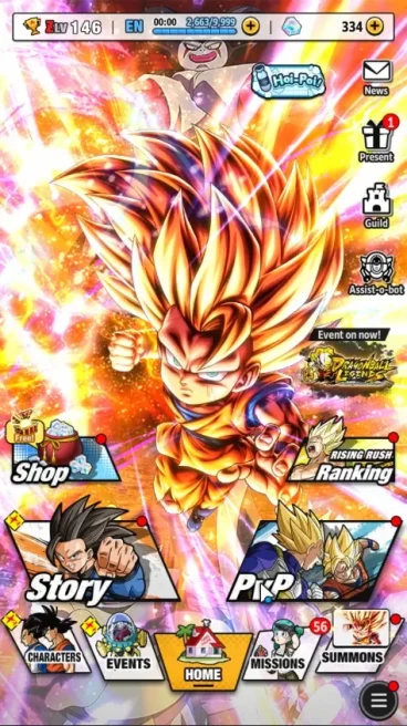 25M Total Power | LV 146 | 1 UL+1LR+8LL|SS Goku|SS3 Goku (Mini) RA172B