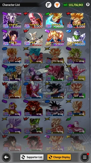115,7M Total Power|Lvl 170|2LR+6UL|Super Vegito,FWK Piccolo, Shenron,Vegeta,SS Goku,SS Trunks,UGA Superbuu,HC fZamatsu |RA374B