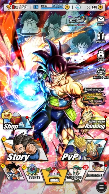 4,9M Total power|LVL 153|50K CC|1LR|Bardock |RA407B