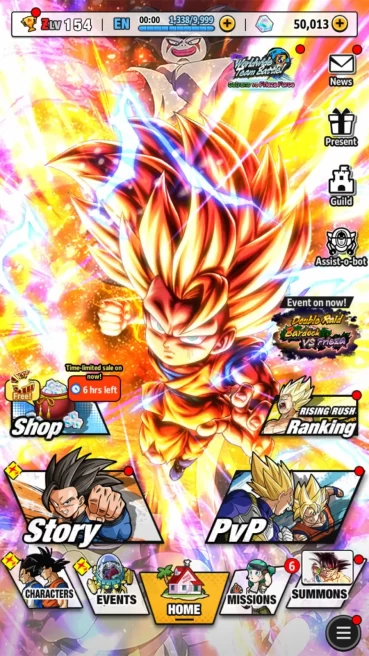 4,3M Total Power|Lvl 154|50k CC|1LR|SS3 Goku (Mini)|RA409B
