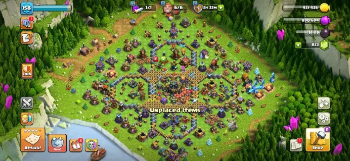 Town hall 17 Xp 158, cheap price ,C6174