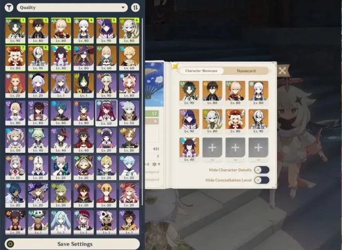 ASIA|AR57|9Limited+1(*5Weapon)|Xiao,Zhongli,Kazuha,Ayaka,Raiden,Nahida,Klee,Arlecchino,Columbina|3Skin|McMale|TakeMail|(GI6318)
