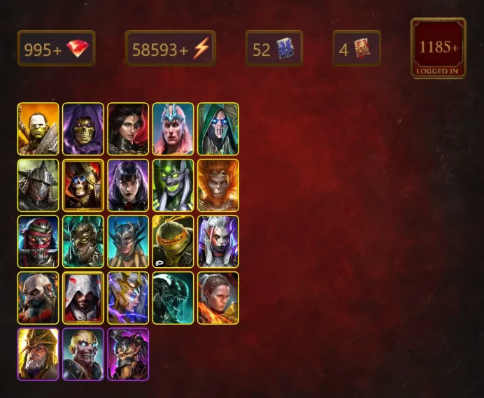 [STARTER]Onryo Ieyasu+Bad-el-Kazar+Artak+Skeletor+Adelyn+Loki+Rathalos+Deathknight+Alice+Skartorsis+Wukong+Big 'Un+55Epics