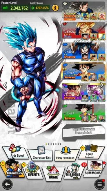 Lvl 142 | 6,4 M Total Power | 52k CC | 1 Ultra | Ultra SS Goku  RA371B