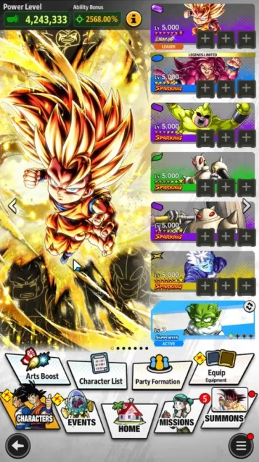 [GLOBAL] lvl 147 | Ultra SS4 Gogeta | 4 Legends Limited (LF) | 2.5K CC | Detail Cek Ss RA465B