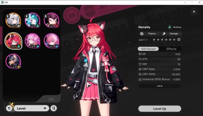 EU HL 3 | Fresh Starter 1 SSR (Nanally) + 5 SR (Skia,Mint,Adler,Haniel,Aurelia) | Log Email | Check SS (NTE712)