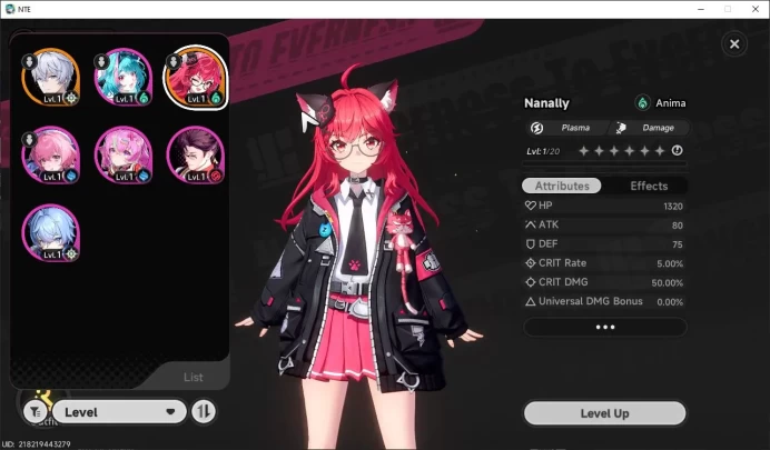 GLOBAL NA|1 SSR Limited Nanally+ 5 SR(Aurelia,Adler,Edgar,Mint,Etc)|Selector 40/50|Log Email|Check SS(NTE718)
