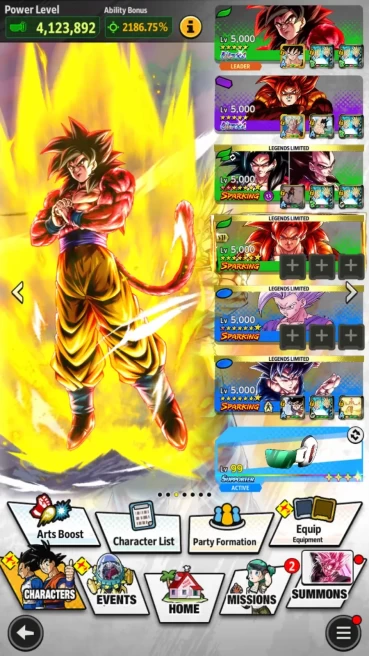Android Lv318 |Power 4123K| 11 UR SSR GokuBlack,UI Goku,SS4 Goketa,SS Goku, SFPF4 Goku Full Detail Check SS RA611B