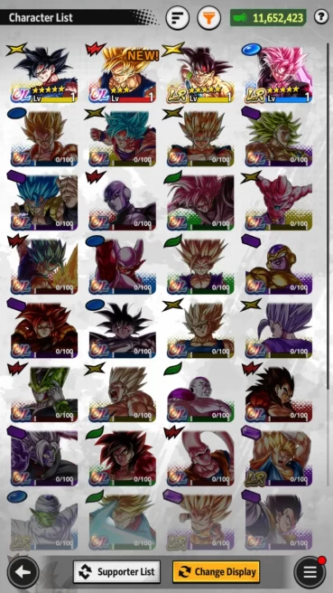 lvl 150|11M Total Power|2LR|2UL|SSR GokuBlack,Badrock,SS Goku,UI Goku,etc|RA619B