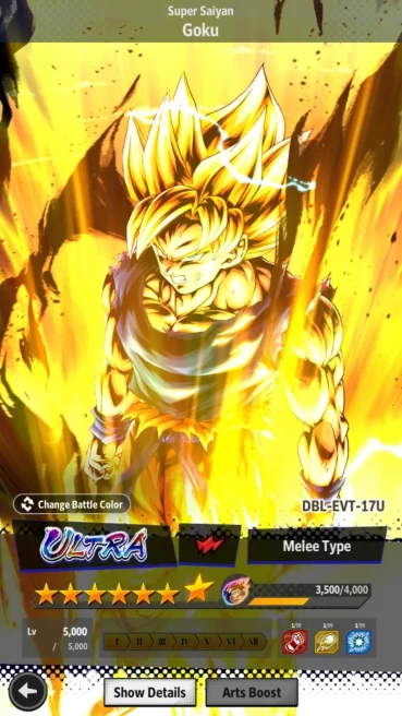 Lvl 144|8M Total Power|2 UL|0 LR|Gohan,SS Goku|ETC|RA646B