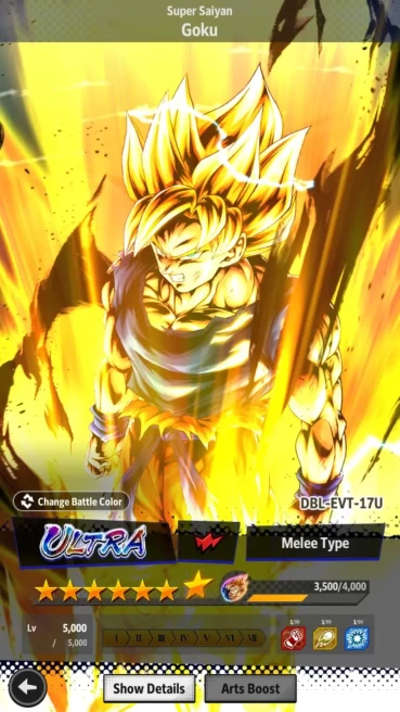 Lvl 146|8M Total Power|3 UL|0 LR|Majin,SS Goku,SS Goku|ETC|RA652B