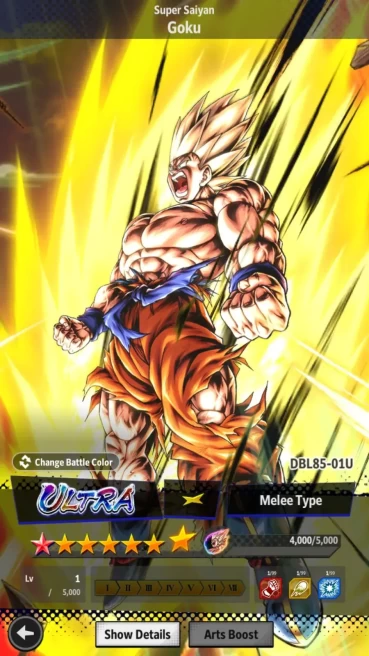 Lvl 146|8M Total Power|3 UL|0 LR|Majin,SS Goku,SS Goku|ETC|RA652B