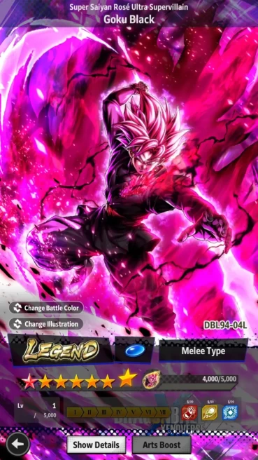 Lvl 144|9M Total Power|3 UL|1 LR|Instinct Goku,Fusion,SS Goku,LG Goku Black|ETC|RA659B
