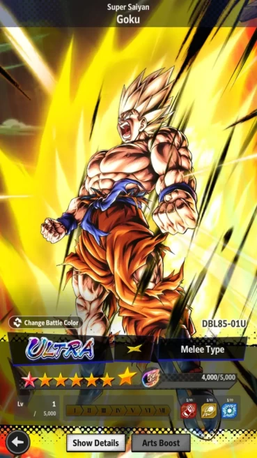 Lvl 146|8M Total Power|3 UL|0 LR|Majin,SS Goku,SS Goku|ETC|RA660B