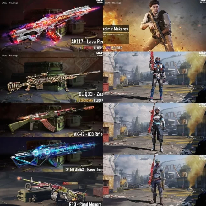 CoD Mobile | Indian 10cp | 1 Mythic | 4 Legend | dlq zealot ak117 lava remix skin Vladimir makarov