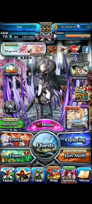 Global|Rank 78|17 Ascend+8 TW|[Smiyu,Emiya,Kyoko,Liza,Etc]+TW,Sayaka,Kirisame,Madoka,S Sakura,Miyu,Akemi,Etc|Lpot 221|(GS2529)