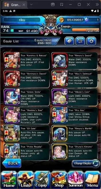 [GLOBAL] Rank 74 | 24 Ascend | Houka Inumuta TW | Summer Miyu TW | Shirou Emiya TW | WH Fen | Detail in SS | GS288B
