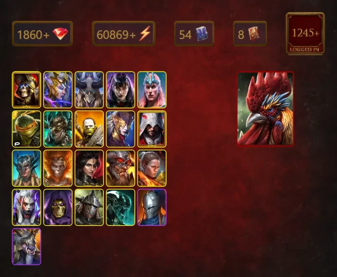 [STARTER]Prince Kymar+Lanakis+Galleus Bloodcrest+Deathknight+Deliana+Alice+Belz the Reckoner+Rhazin Scarhide+Loki+47Epics