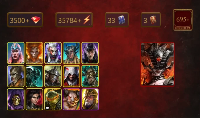 [STARTER]Wallmaster Othorion+Kurosa the Covetous+Loki+Wukong+Visix+Scyl+Alice+Xenomorph+Rathalos+Ezio Auditore+30Epics