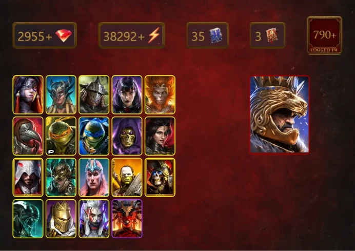 [STARTER]Androc+Leonardo+Kyoku+Scyl+Rathalos+Alice+Wukong+Corvis The Corruptor+Michelangelo+Skeletor+Adelyn+41Epics