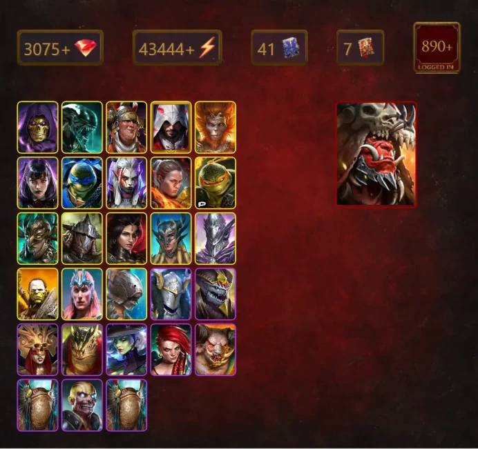 [STARTER]Ash'nar Dragonsoul+Leonardo+Skeletor+Xenomorph+Ursuga Warcaller+Ezio Auditore+Wukong+Alice+Visix+Ronda+46Epics