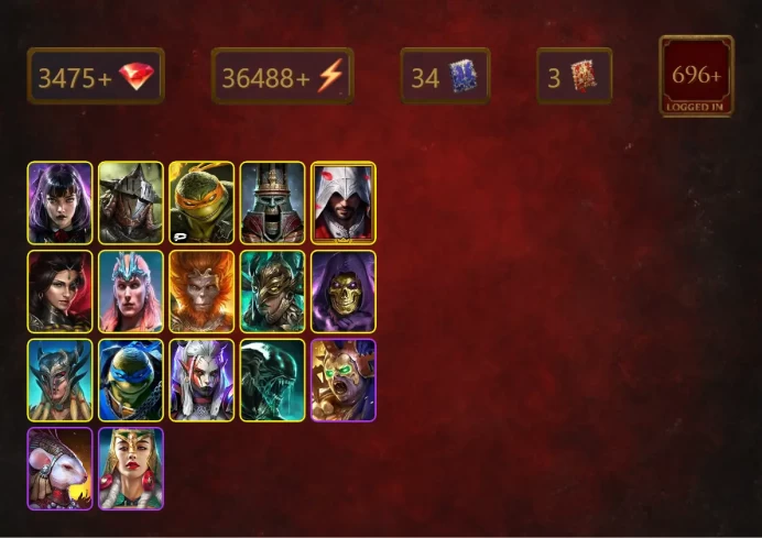 [STARTER]Georgid+Leonardo+Alice+Rathalos+Michelangelo+Ezio Auditore+Adelyn+Loki+Wukong+Leminisi the Gold-Wing+Skeletor+27Epics