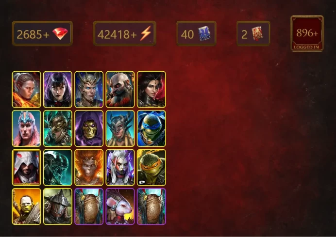 [STARTER]Osgrun the Defiler+Leonardo+Ronda+Alice+Supreme Kael+Adelyn+Loki+Leminisi the Gold-Wing+Skeletor+Scyl+36Epics