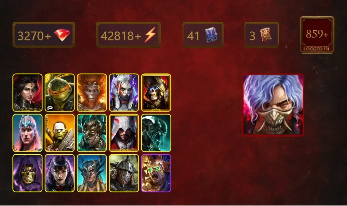 [STARTER]Toshiro+Granyt Doorkeep+Adelyn+Michelangelo+Wukong+Visix+Deathknight+Loki+Artak+Leminisi the Gold-Wing+32Epics