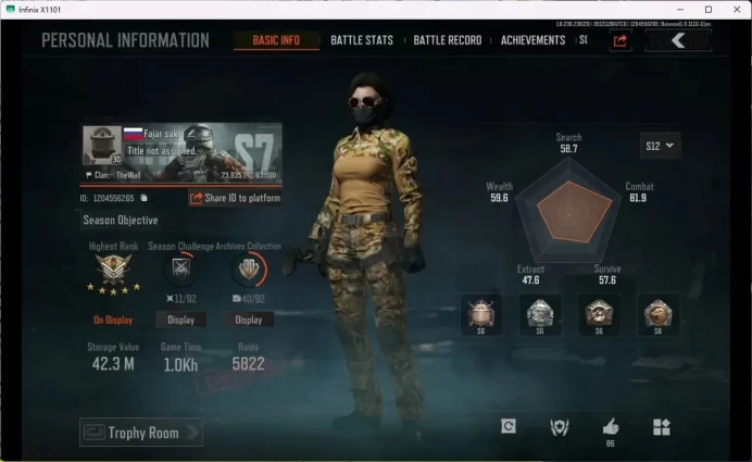 MOBILE Lvl 30 |SV 42,3M|CV 1,8M|MORE SKIN,KOI LR-AR2,B AN-94,03 HEAVY, S SHOVEL,B MACHETE|MORE DETAIL CEK AB326B