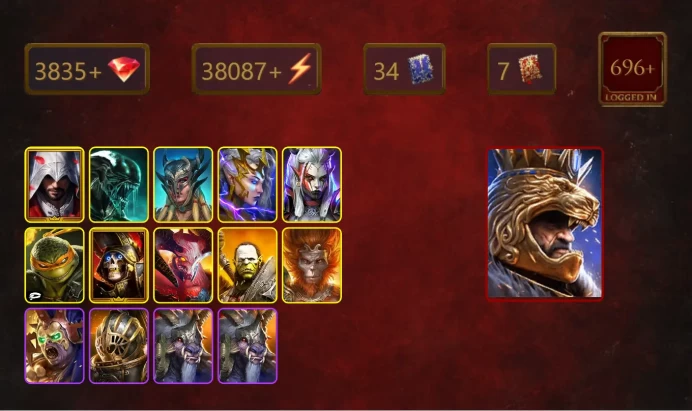 [STARTER]Androc+Mortu-Macaab+Ezio Auditore+Xenomorph+Scyl+Deliana+Visix+Michelangelo+Deathknight+Artak+Wukong+24Epics