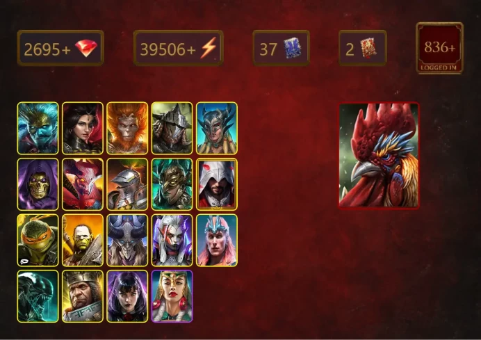 [STARTER]Galleus Bloodcrest+Mortu-Macaab+Lord Entertainer Fabian+Adelyn+Wukong+Rathalos+Scyl+Skeletor+Cillian the Lucky+45Epics
