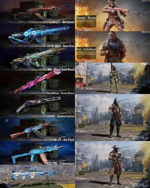 CoD Mobile | Indian 10cp | 4 Legend | AK117 Meltdown cr56 amax bass seraph sicaria rott