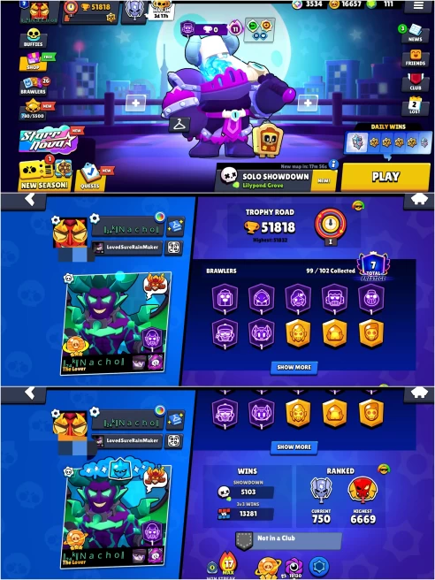 OP BS 51.8k TROPHY, 99/102 UNLOCKED,44 HYPER CHARGED,15 MAXED,277 OP SKINS [12 MYTHIC+4 LEGENDARY+6 HYPERCHARGED],857 PINS,481 ICON,262 SPRAYS