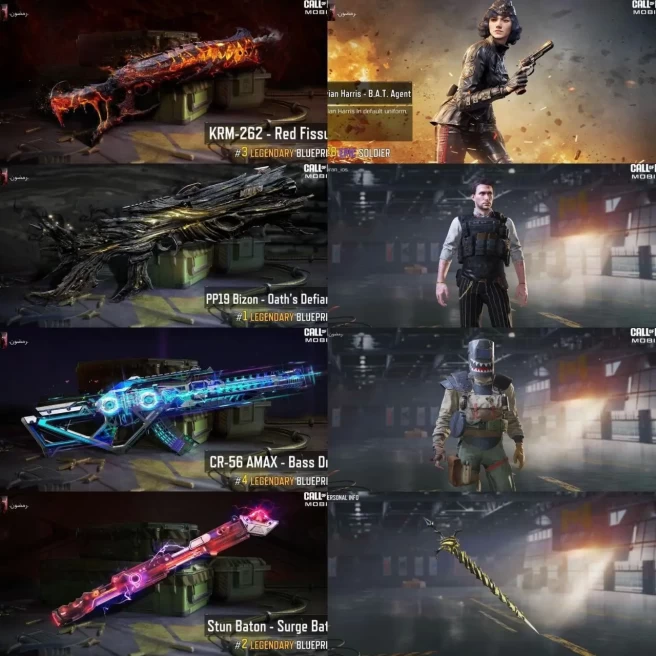 CoD Mobile | Indian 10cp | 4 Legend | KRM 262 Red Fissure PP19 Bizon Deaths Defiance