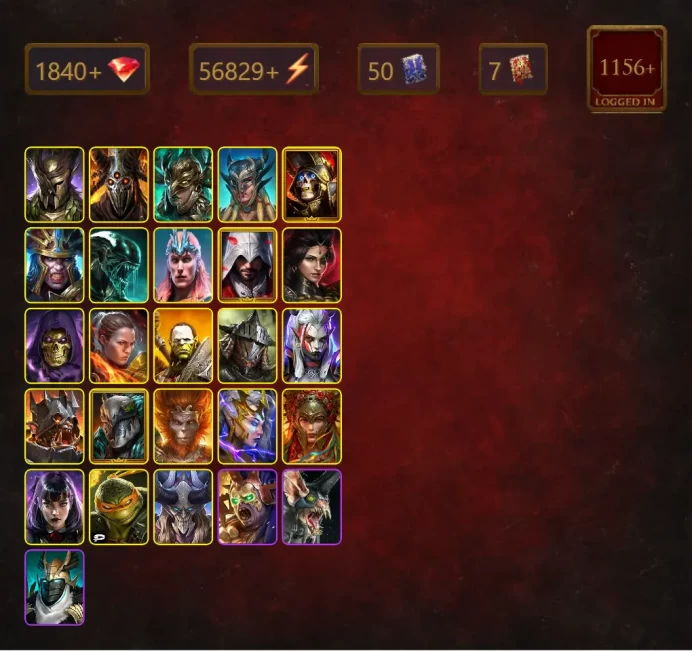 [STARTER]Marichka+Prince Kymar+Emic+Hephraak+Leminisi the Gold-Wing+Scyl+Deathknight+Versulf+Xenomorph+Loki+56Epics