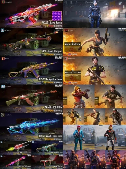 CoD Mobile | Indian 10cp | 1 Mythic | 7 Legend | ak117 lava remix rpd eoad skin mara valkyrie manta ray makarov 