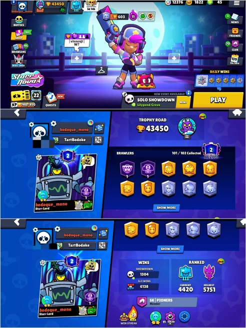 OP BS 43.4k TROPHY, 101/102 UNLOCKED,26 HYPER CHARGED,4 MAXED,233 OP SKINS [2 MYTHIC+3 LEGENDARY+2 HYPERCHARGED],664 PINS,427 ICON,219 SPRAYS