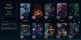 LOL32 126 Skins 167 Champions 11,079 SE PROJECT: Jin / Yasuo / Jinx / Fiora / Ashe /